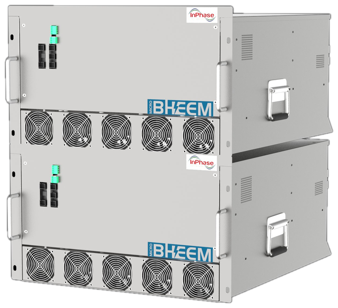 MicroBheem SVG modular static var generator rack module — side view